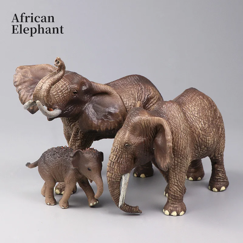 CHICIRIS Giocattolo Elefante Realistico – Statuetta In Plastica Modello Animale – Mammut Antico – Per Bambini E Collezionisti
