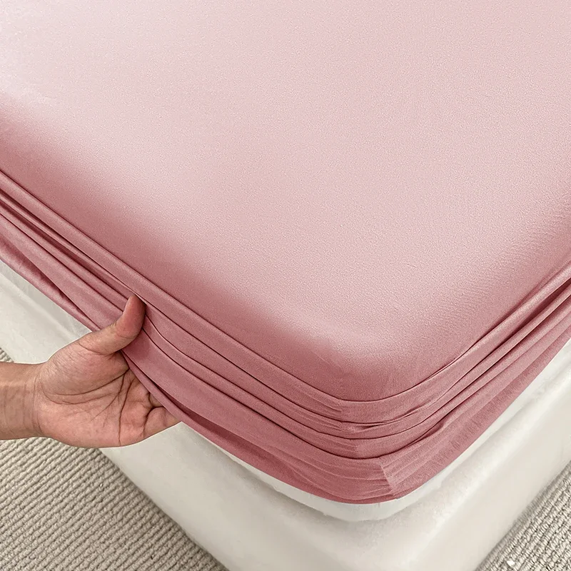 Luxurious Ultra-Soft Microfiber Elastic Fitted Bed Sheet