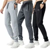 Men Elastic Running Training Pants Side Zipper Pockets Sport Trouser Jogging Sweatpants Basketball Gym Fitness Pants Man Sports 1
