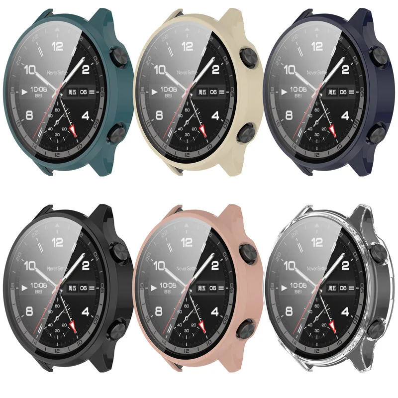 Durable Protective Watch Case Cover for Sport Smartwatches - Hard PC Full Coverage Shell