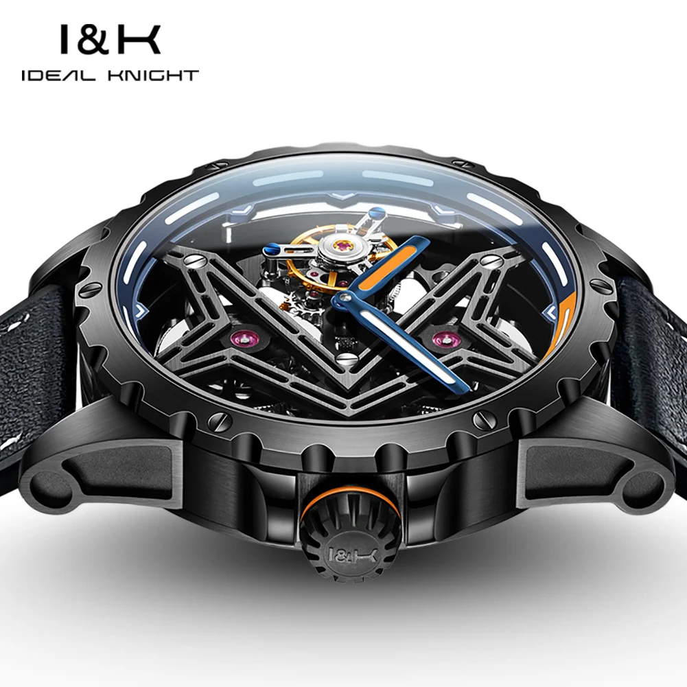 IDEAL KNIGHT Tourbillon Automatic Mechanical Watch for Men Fully Hollow High Quality Luxury Brand Watch (The Great Wall Series) 3