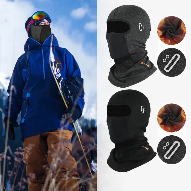 

Winter Unisex Balaclava Hat Mens Cycling Cap Outdoor Sport Full Face Cover Motorcycle Bike Riding Helmet Cycling Accessories