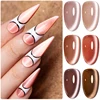 PUETNE 7.5ML Amber Moonlight Cat Magnetic Gel Nail Polish Winter Nails Jelly Glass Cat Eye Soak Off UV Semi-Permanent Varnish 5