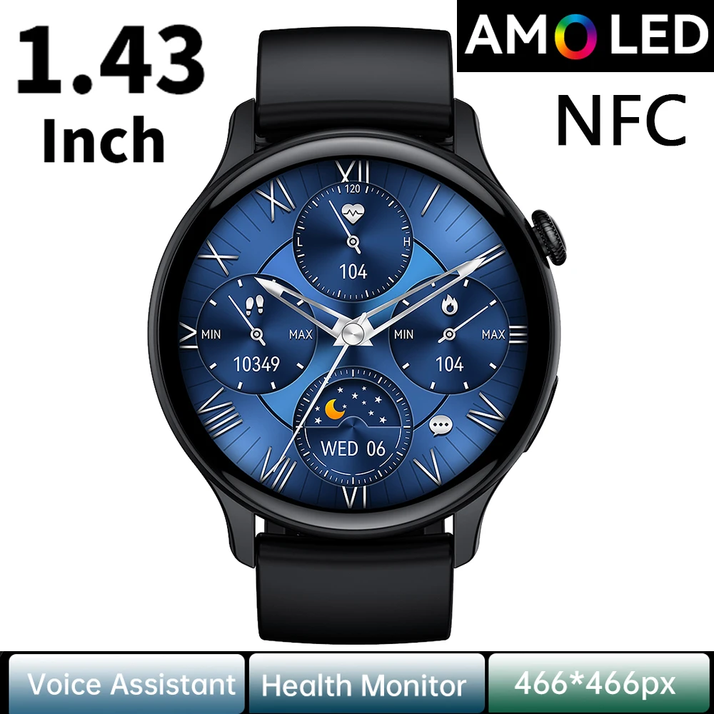 HK85-Smart-Watch-Men-Women-Bluetooth-Call-NFC-Sport-Fitness-Smartwatch ...