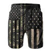 3d Printed Flag Shorts For Men Gun Design Quick Dry Beach Shorts Cool Skull Casual Summer Running Sports Clothes Short Trousers 4