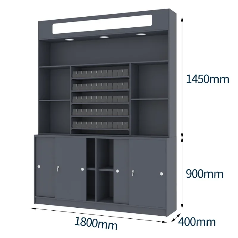 supermarket convenience store liquor and tobacco cabinet Mother and baby store pharmacy checkout counter