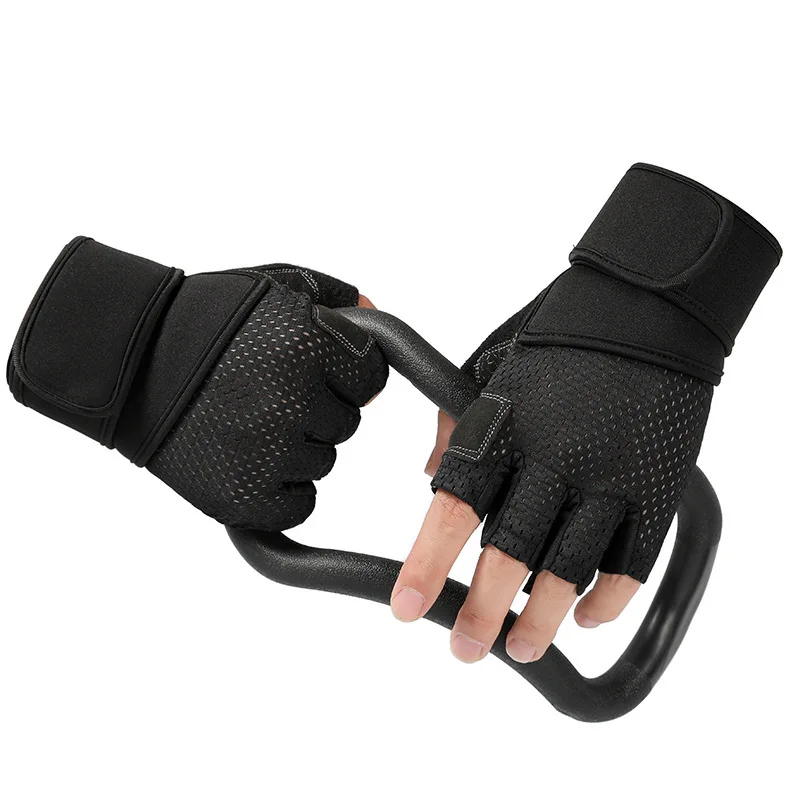 

Fingerless Hand Wrist Palm Protector Gloves Weightlifting Training Gloves for Men Women Fitness Sports Cycling Gym Lifting Glove