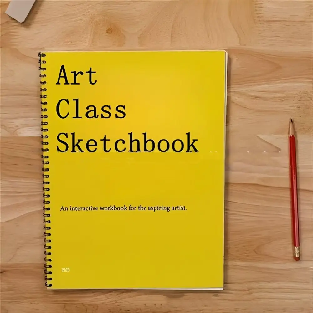 Professionale Questo non è un quaderno per schizzi Libro di esercizi interattivo in carta spessa Libro da disegno per lezioni d'arte Copertina rigida con pagine vuote a righe - immagine 5