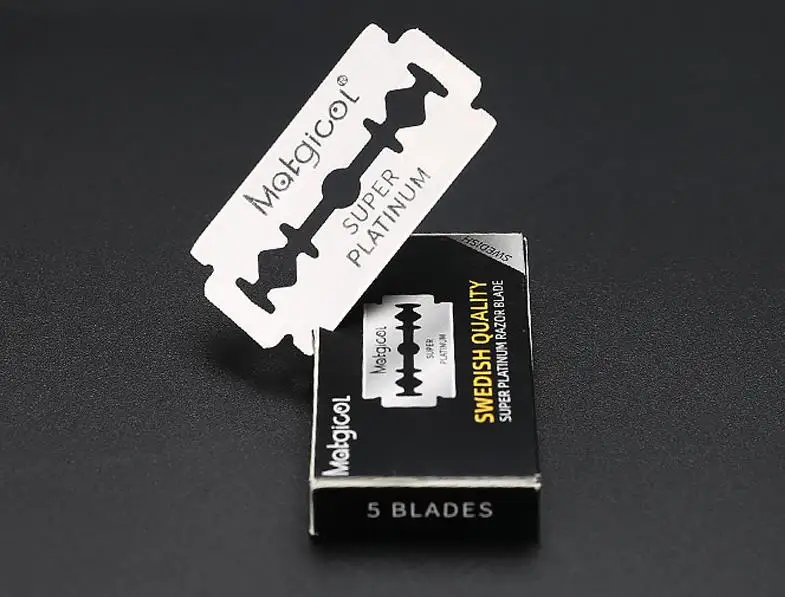 Razor Blades 10-50 PCS Razor Blades for Double Edge Razor Stainless Steel Used for Folding Knife with Shaving & Hair Removal