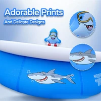 3DRound forme écart ancienne plus épaisse piscine gonflable ménage enfants seau de natation adulte famille grande piscine de couchage 3