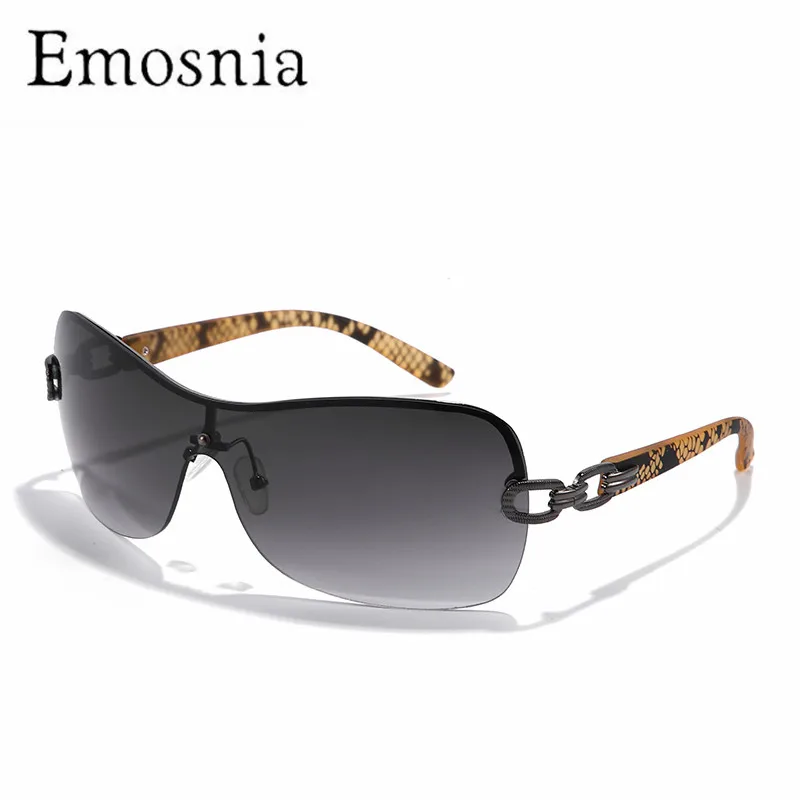 

Emosnia 2022 Italy Y2K Oversized Sunglasses Women Brand Gradient Vintage Lady Summer Style Outdoor Shades Sun Glasses Female