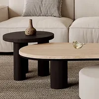 Design Unique Table Basse à la mode salon éclectique minimaliste Table Basse moderne Wabi Sabi Table Basse meubles de maison 3