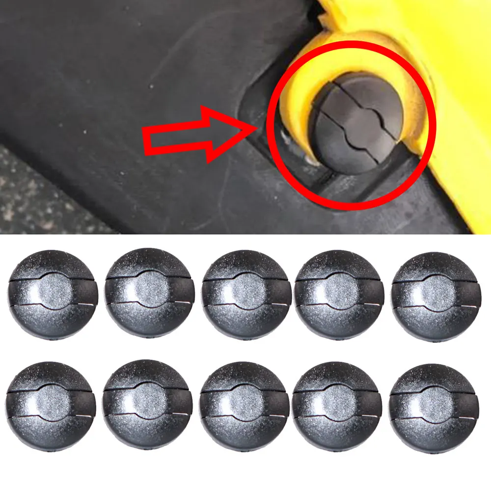 

10PCS Black Plastic Screw Rivets Clip for Honda Motorcycle 90683-gaz-003 Motorcycle Nc 700k Princess Joy 100 Jiaying 125 Scooter