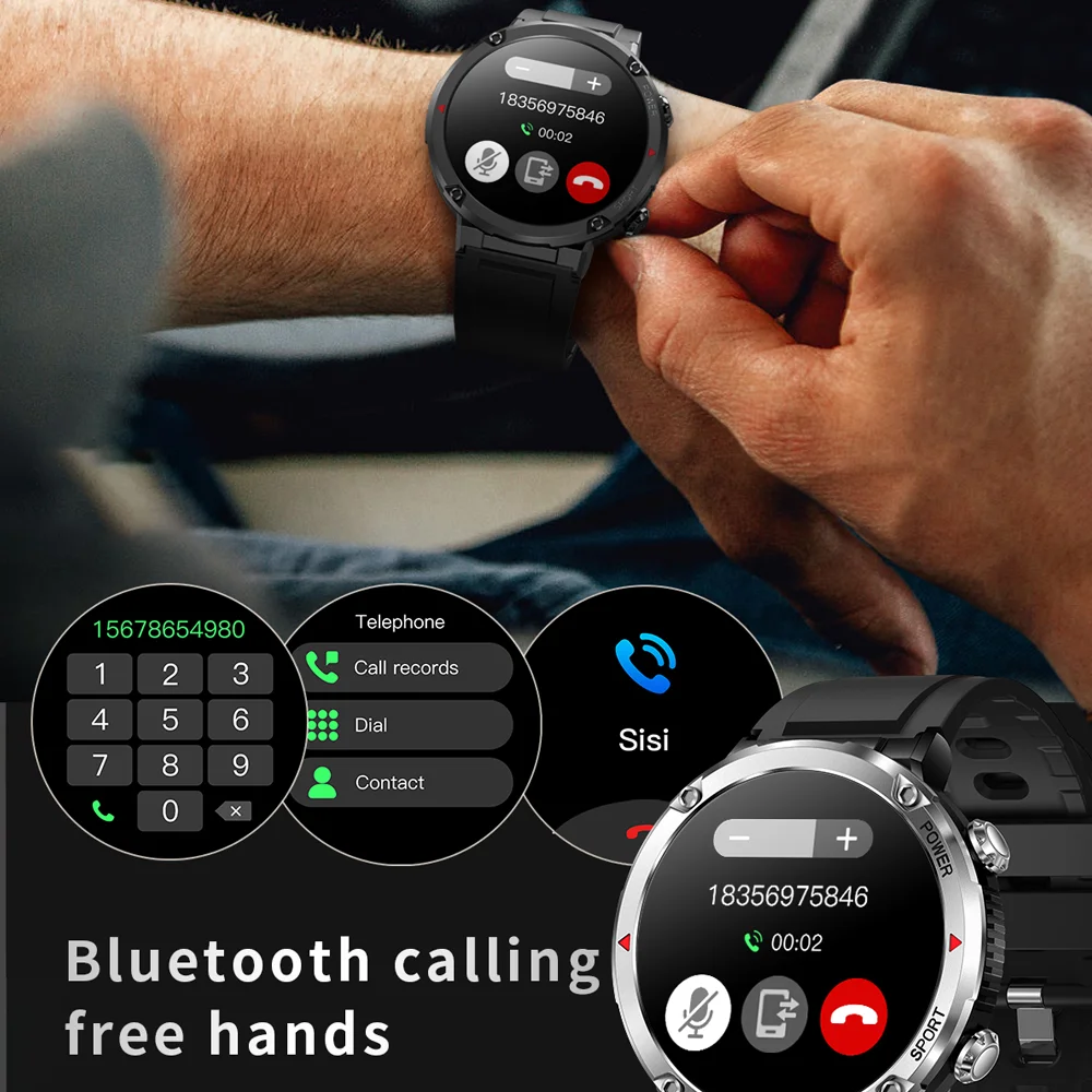 T30  Ʈ ġ IP67 1.6 ġ м Smartwatch  ɹڼ  BT5.0  ÷̾ ո 