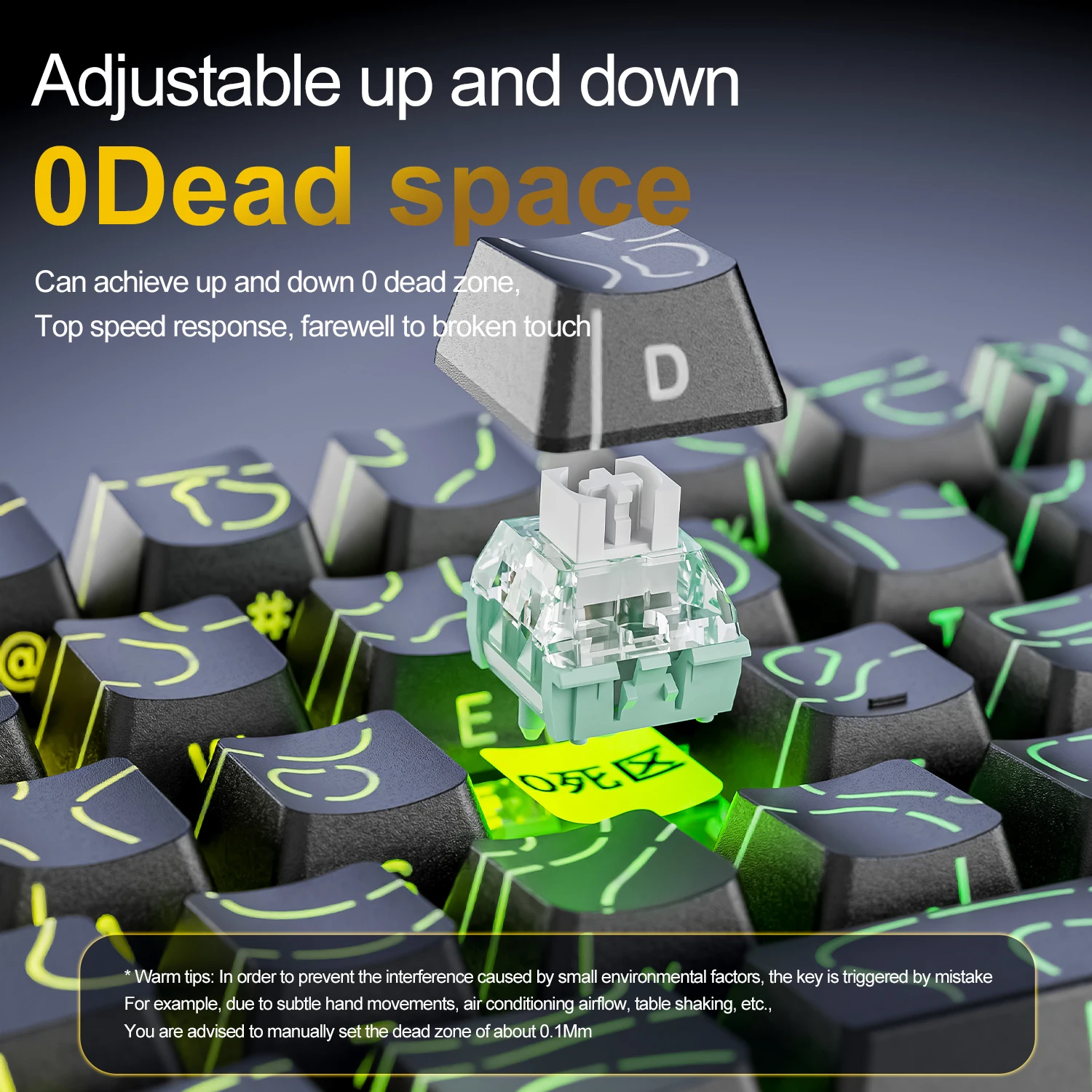 Attack Shark X68HE Gaming Keyboard 0.125ms Response, Magnetic