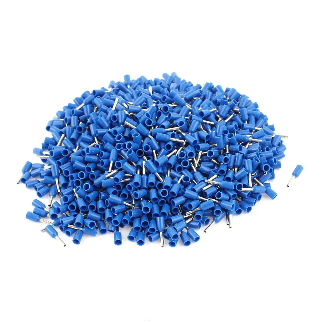 

1000 Pcs 22 AWG 0.5mm2 Insulated Cord End Wire Ferrules Terminal VE0506 Blue