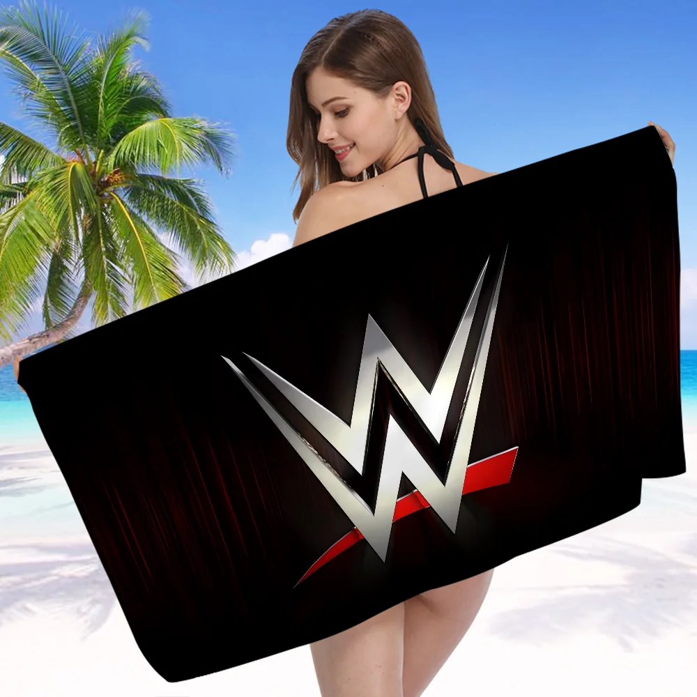 WWE WrestleMania Beach Towel Colorful Bath Towels for Girl Microfiber Quick Dry Custom Sand Free Beach Yoga Spa Gym Pool 5