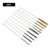 5/10pcs Cleaning Brushes Stainless Steels Brass Cylinder Wire Tubes Pipe Cleaning Brushs For Power Drill Descaling Rust Removal 1