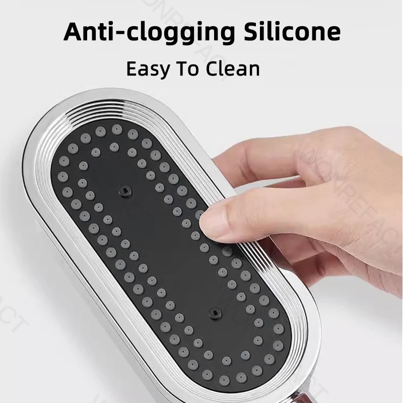 High Pressure Shower Head Handheld Shower Head Bathroom Pressurized Shower Head Filter Element Filters Water Quality Accessories 5