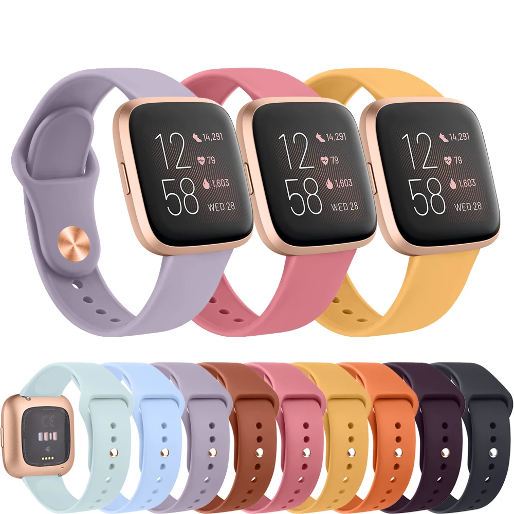 

Silicone Watch Band for Fitbit Versa Versa 2 Versa Lite Strap Bracelet for Fitbit Versa Lite/Versa SE Watchband Wristband Correa