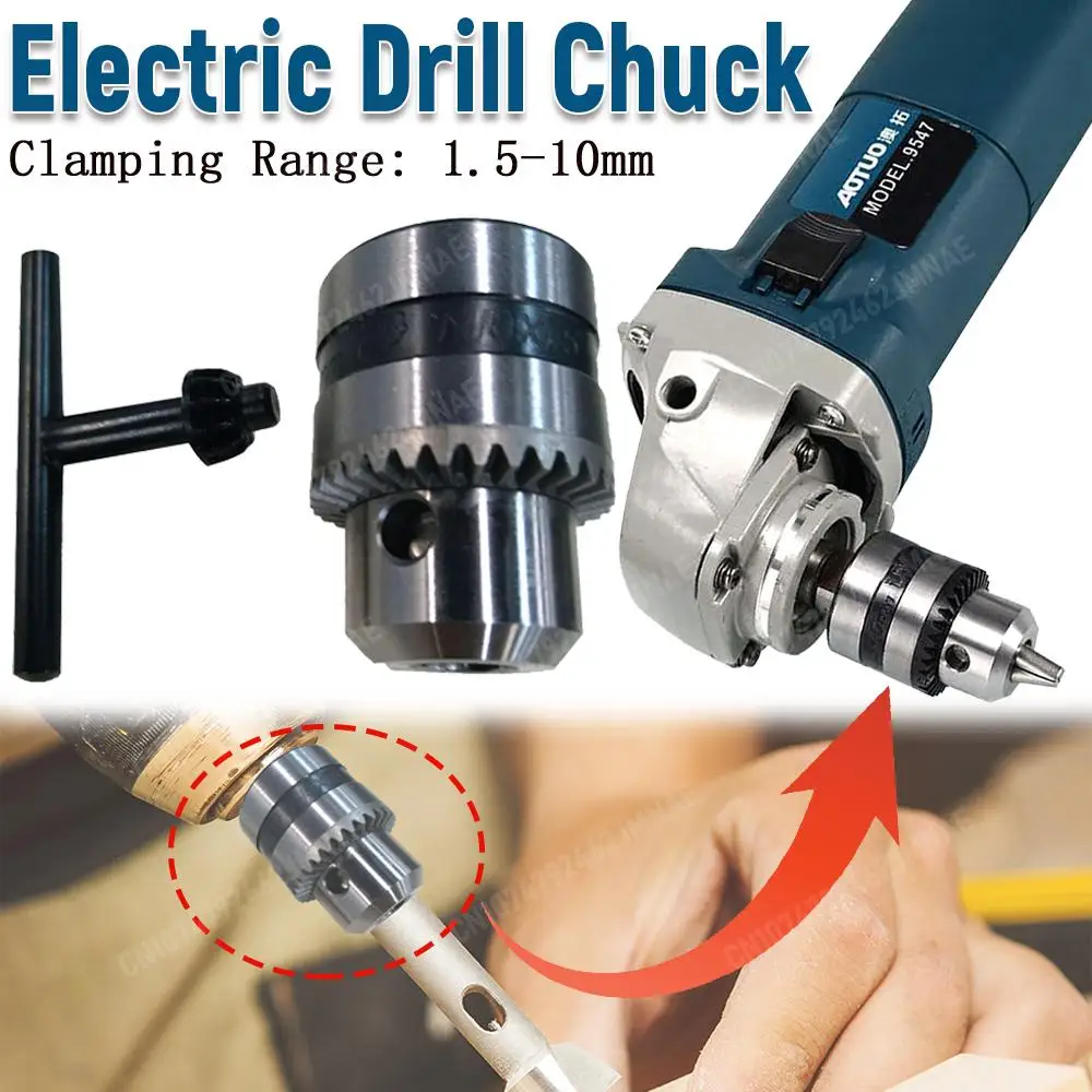 3PCSSETElectricDrillChuckAngleGrinderDrillChuckwithChuckKey