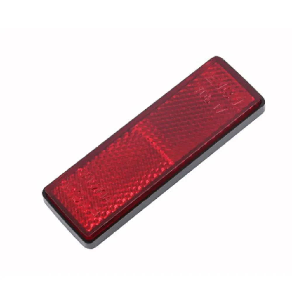 ATVOV Self Adhesive Reflector Rectangular Safety Mark Signal Strip Rear Position Reflective Car Carriers Fence Trailer Gate Post