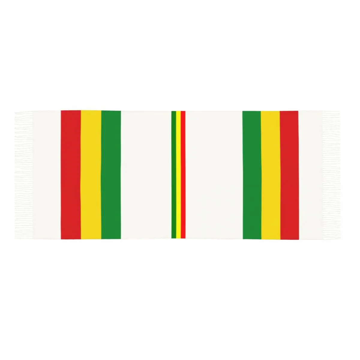 Rasta Stripe Rasta Scarf Wrap Women Long Winter Warm Tassel Shawl Unisex Jamaican Scarves