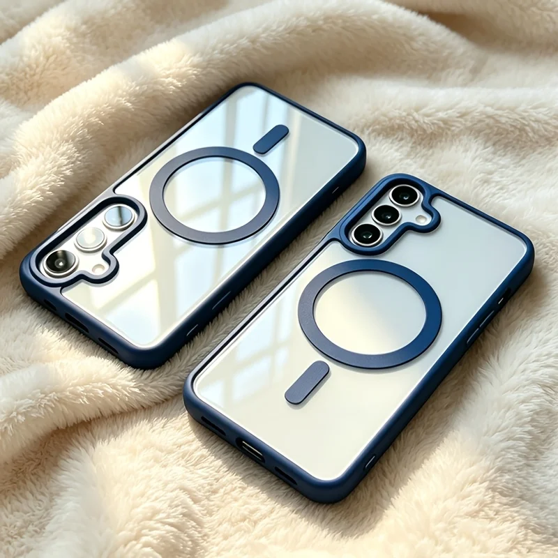 Sleek Transparent Acrylic Wireless Charging Case