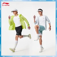 LI-NING – short de sport réfléchissant pour hommes, série de course professionnelle, séchage rapide, Cool, AKSV089 3