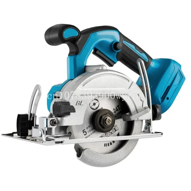 

125mm Cordless Electric Saw 5-inch Brushless Circular Saw0 ° to 45 °Adjustable Wood Cutting Machine for18Volt Batteries in Pasta