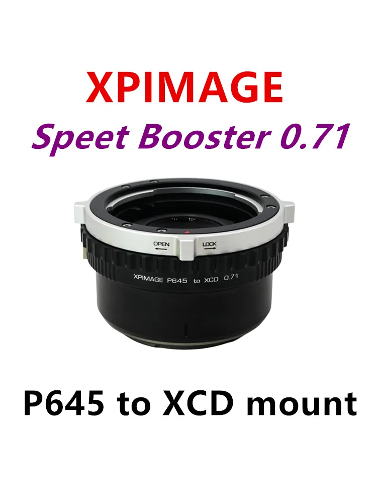 Xpimage Speed Booster 0.71X Per Adattatore Ottico Riduttore Focale Mettere L'Obiettivo Pantax 645 A Hasselblad Xcd Mount Camera X1D X2D 907X