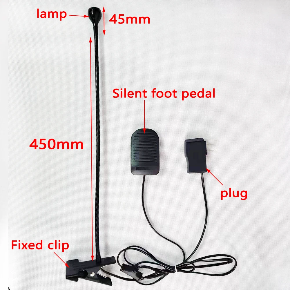 UV 5W Curing Lamp Silent Foot Switch No Noise Nail And Eyelash Grafting Adhesive Curing Lamp