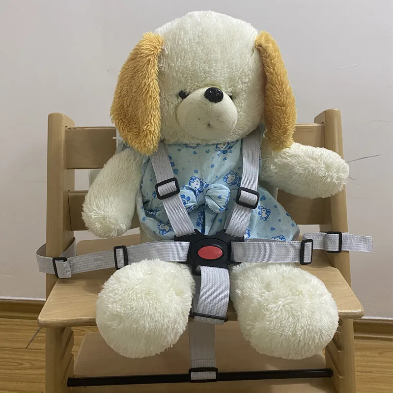 Child Growth Chair Seat Belt Baby Chair Seat Belt Dining Accessories Safety Protection Five Point Buckle Belt