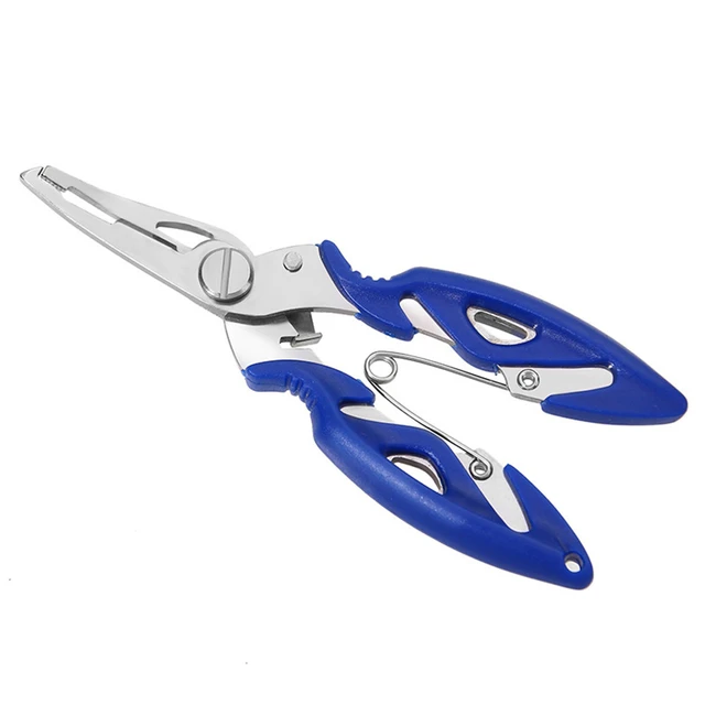 Stainless Steel Fishing Scissor Fishing Pliers Split Ring Cutters Fishing  Holder Tackle Combo Hooks Tackle Tool