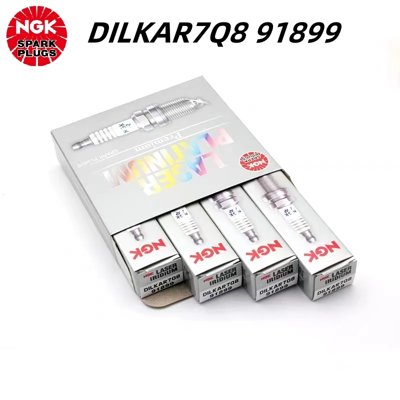 

4Pcs Original NGK DILKAR7Q8 91899 Brand New Laser Iridium Platinum Spark Plug For Subaru Forester 2018-2023 XV 2017- 2.0L FB20