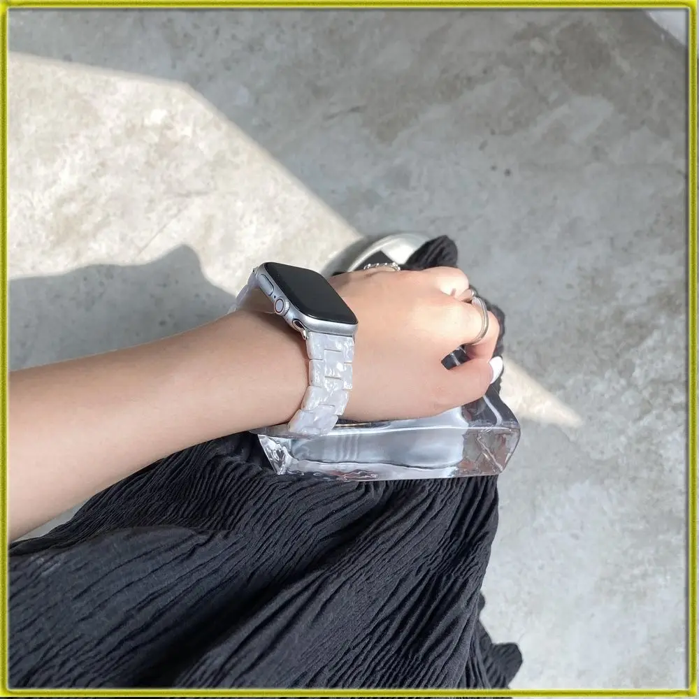 

Brand New Belt Watch Strap for Apple Watch iwatch123456se Environmentally Friendly Lightweight Resin Strap Watch Band