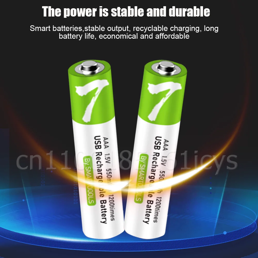 Lithium Aaa Rechargeable Batteries 1.5v Usb Rechargeable Aaa Lithium