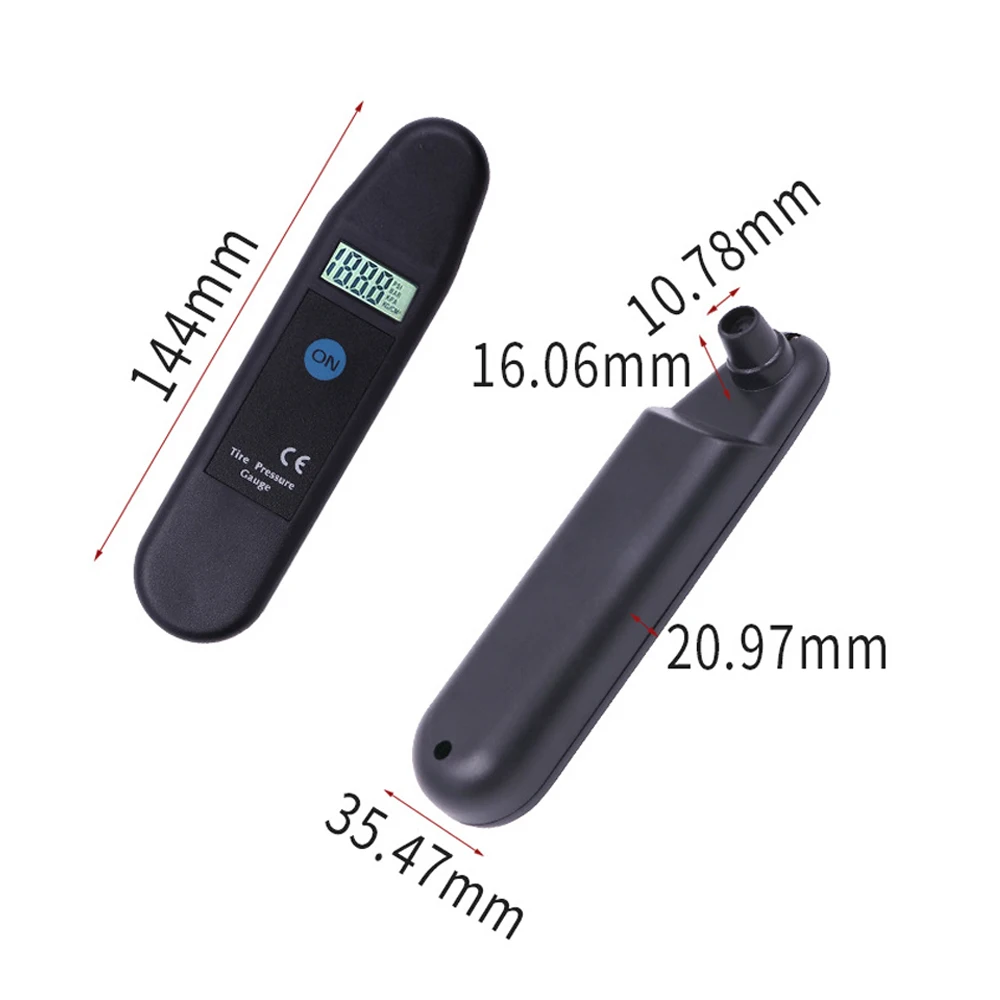 Accuracy Digital LCD Display Car Wheel Air Tyre Pressure Gauge Car Motorcycle Manometer Detector Tool 5-150 PSI/KPA/BAR