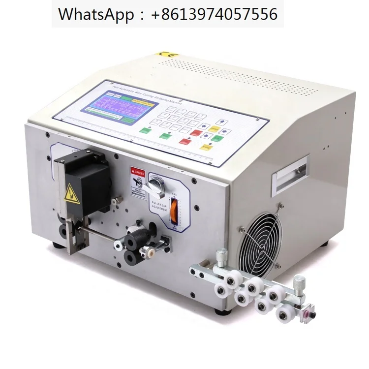 

EW-02A fully automatic cable wire stripper machine single USB cable wire cutting and stripping machine