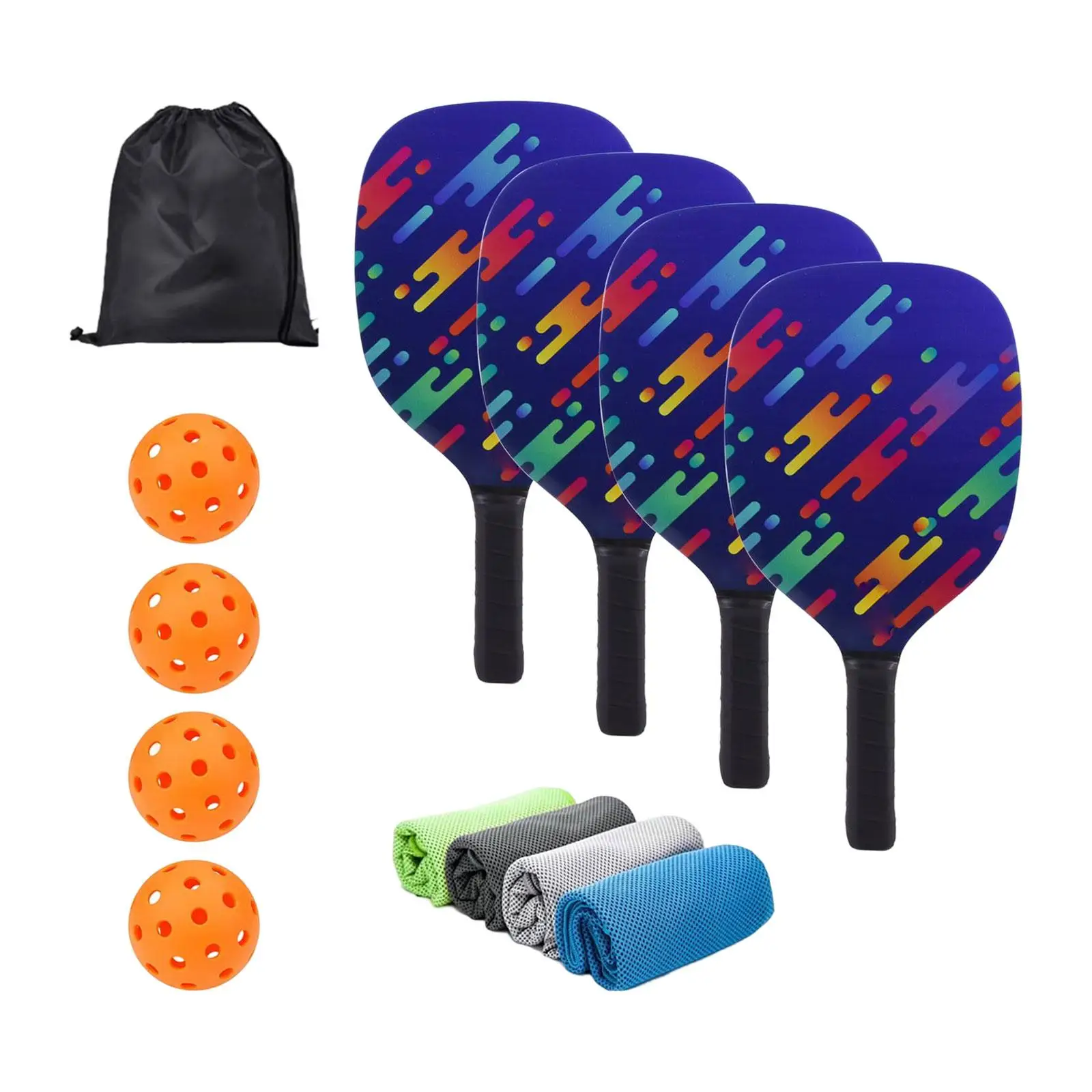 Portable Pickleball Paddle Set Gift Lightweight Pickleball Paddle for Indoor And