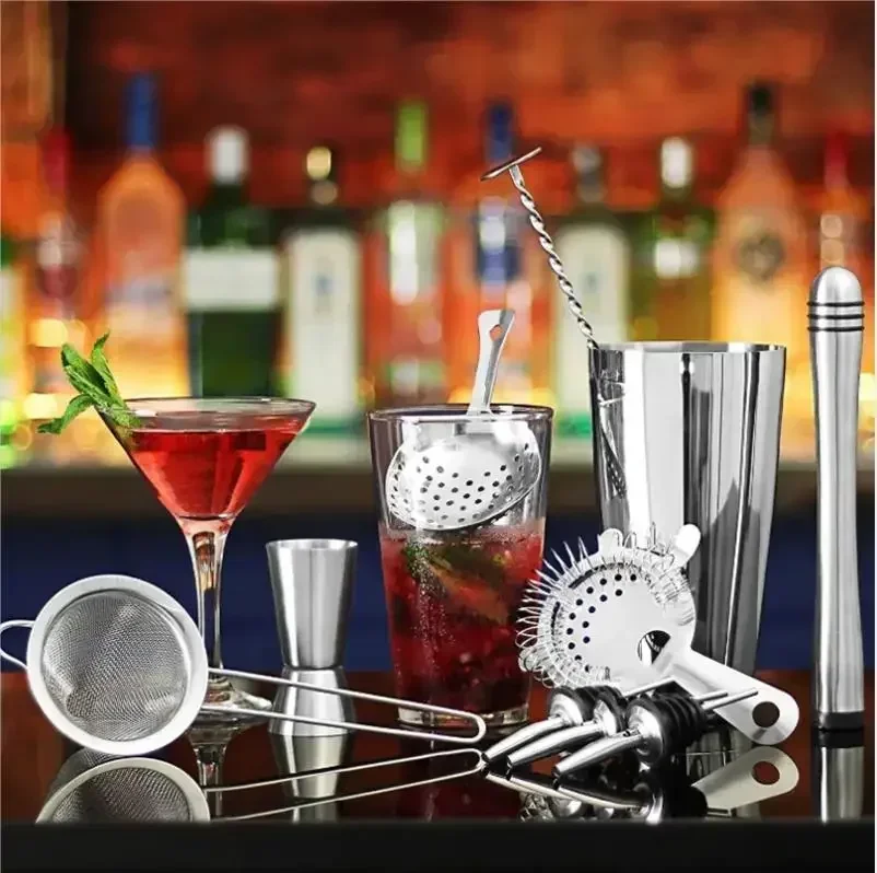 

Bartender Professional Kit Hanging Accessories Convenient Cocktail Bar Shaker Bag For Portable Carrying Storage Set Tool
