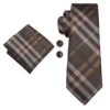 Hi-Tie Viscose Mens Vest With Necktie Jacquard Solid Plain Striped Waistcoat Jacket Hanky Cufflinks Wedding Business S to XXXL 6