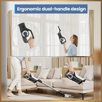 Aspirateur sans fil LAMZIEN V9, autonomie de 30000 PA/40 minutes, filtration HEPA efficace, avec phare LED, aspirateur portatif léger pour poils d'animaux, tapis et sols en bois dur 8