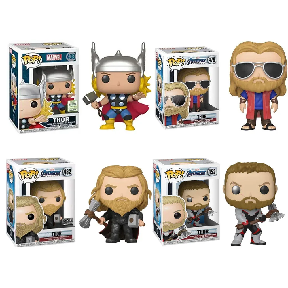 thumbnail image 1 of Funko Pop The Avengers Thor #479 #482 #438 #452 Marvel Figuras de acción de vinilo Juguetes Regalo para niños, 1 of 5