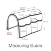 1PC Grey Sofa Armrest Covers Removable Furniture Arm Couch Protector with Storage Bag Armchair Slipcovers for Living Room Home 2