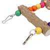 3/5/7 Ladder Birds Pet Parrot Ladders Climbing Toy Natural Wood Hanging Colorful Ball Toy for Conures Parakeets Cockatiels D9253 2