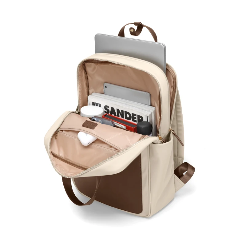 GOLF Backpacks Woman Laptop Backpack Business Travel 16 inch Notebook Buckle Back Pack Khaki Women Bag Waterproof Schoolbag 2024 5