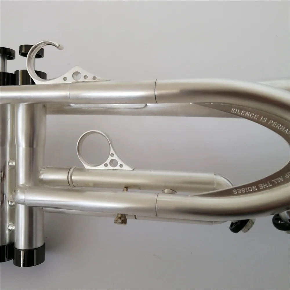 XYTR-HS brush silver professional Bb key trumpet Saturn water key trompete