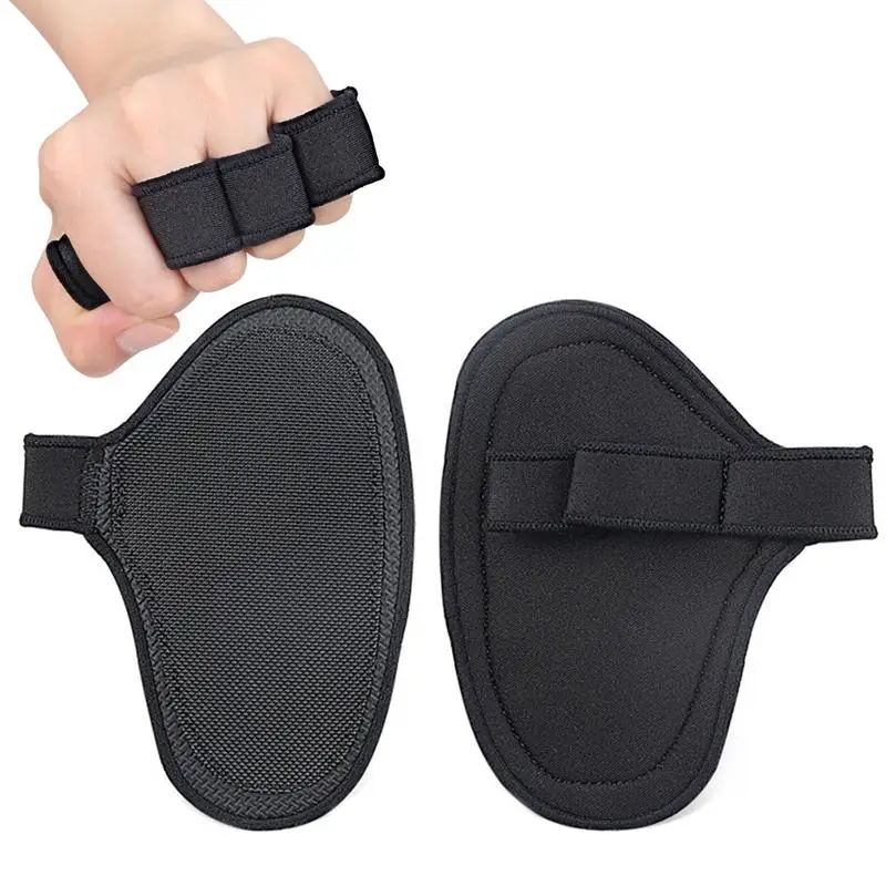 

Weight Gloves Men Gym Gloves For Men 3 Finger Loop Gym Grip Pads For Powerlifting Cross Training