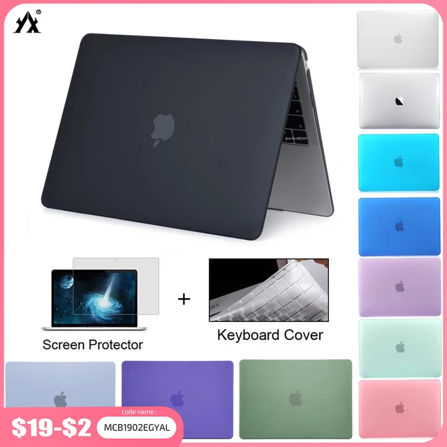 Coque en cuir pour macbook pro air 2017, étui de protection pour macbook  air 13 pouces 2020 - AliExpress